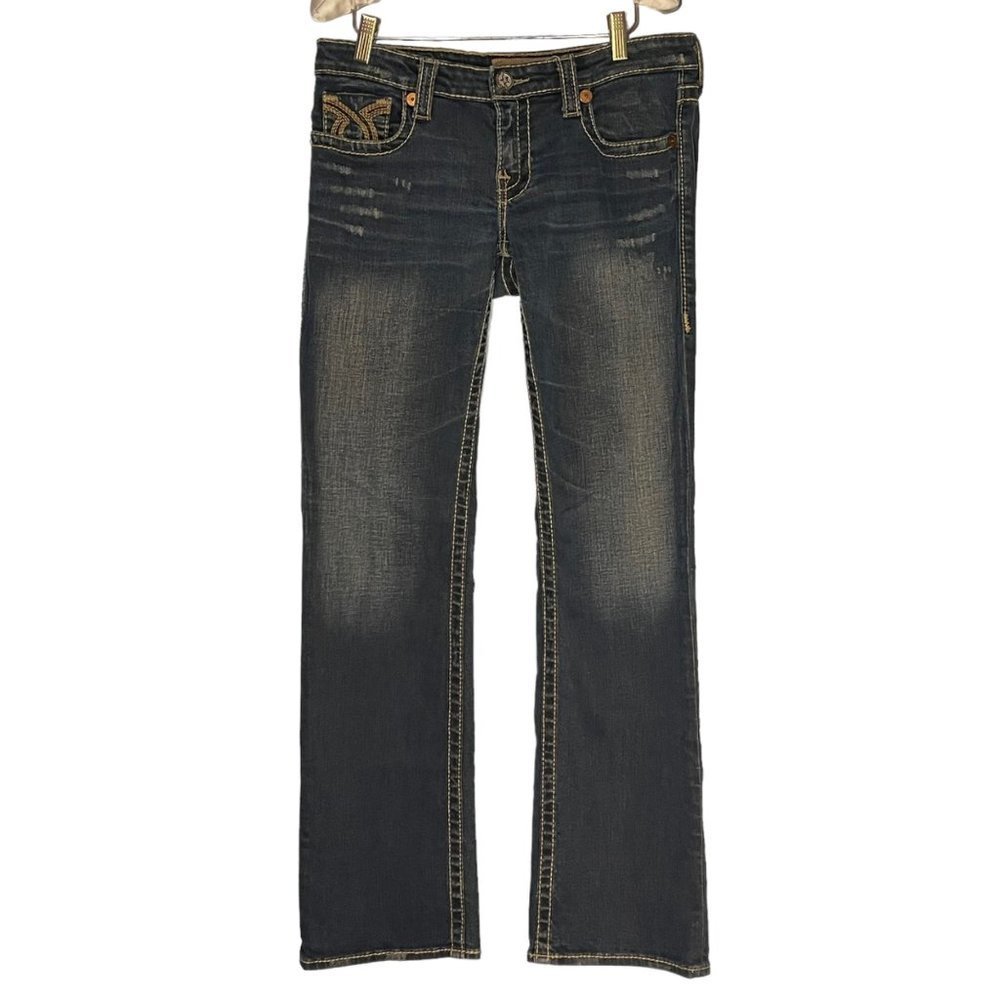 Big Star Women's Straight Leg Jeans - Dark Blue